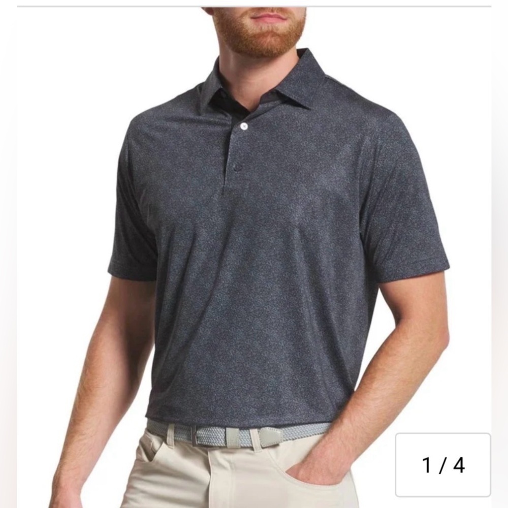 FootJoy Speckle Lisle Golf Polo L